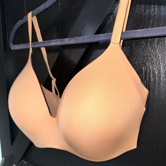 knix WingWoman Countour Wireless Warm Sand Supportive Bra 6+ (34DDD, 32F, 34F) - Picture 5 of 12
